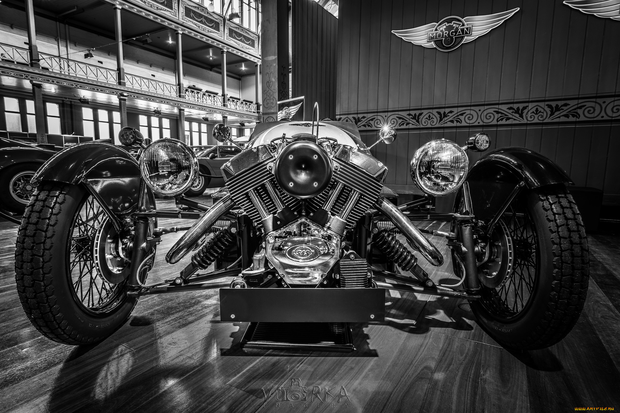 Обои Morgan 3 wheeler Автомобили Выставки и уличные фото, обои для рабочего  стола, фотографии morgan 3 wheeler, автомобили, выставки и уличные фото,  автошоу, история, ретро, выставка Обои для рабочего стола, скачать обои